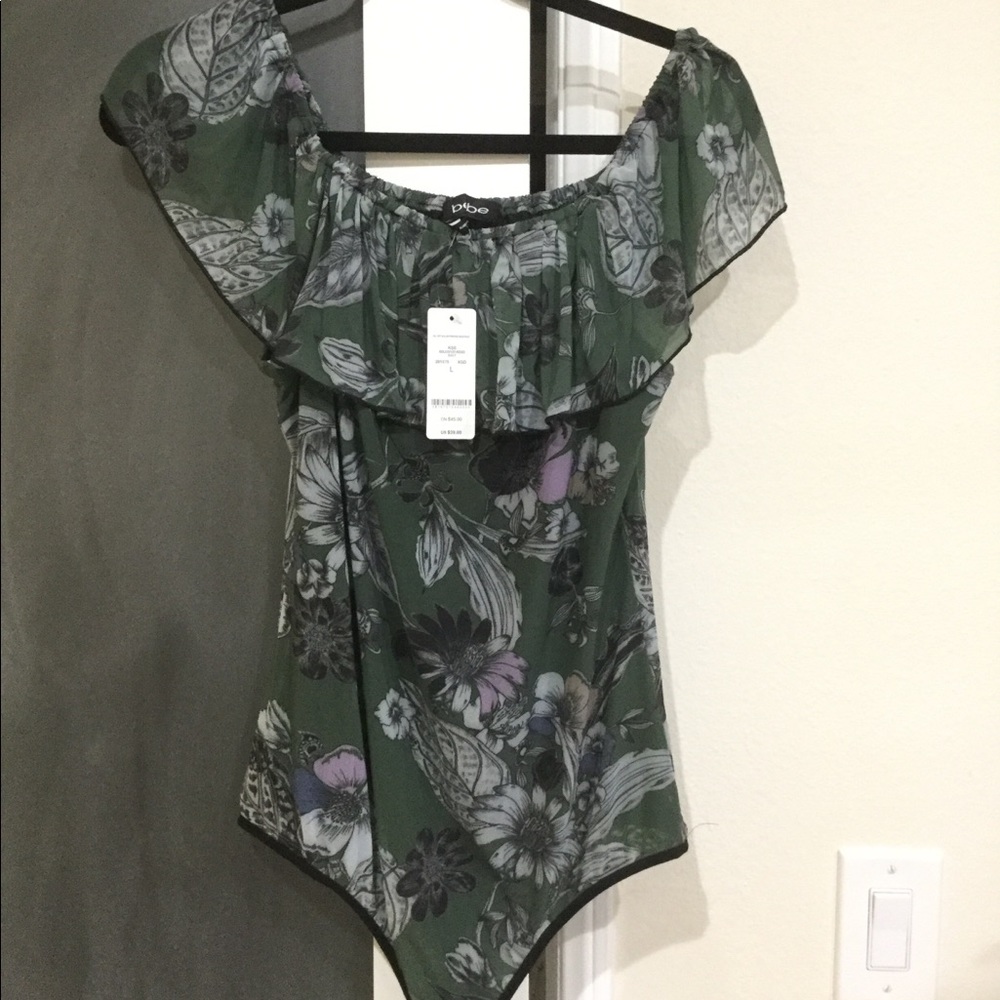 Bebe flower print Bodysuit